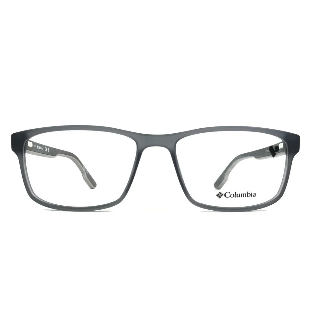 Columbia Eyeglasses Frames C8029 022 Matte Grey Crystal Rectangle 57-17-145
